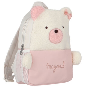Pink & Ivory Teddy Bear Backpack